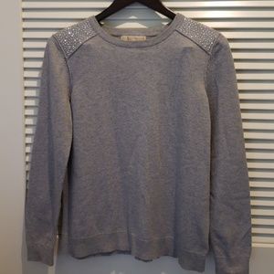 Michael Kors grey long sleeve sweater